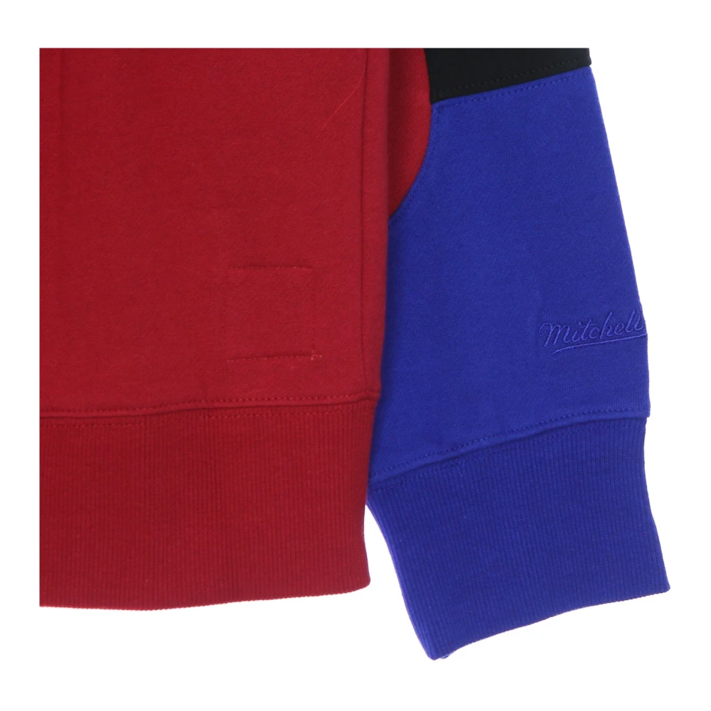 Mitchell & Ness NBA Fusion Fleece Hoodie Hardwood Classics Red Heren