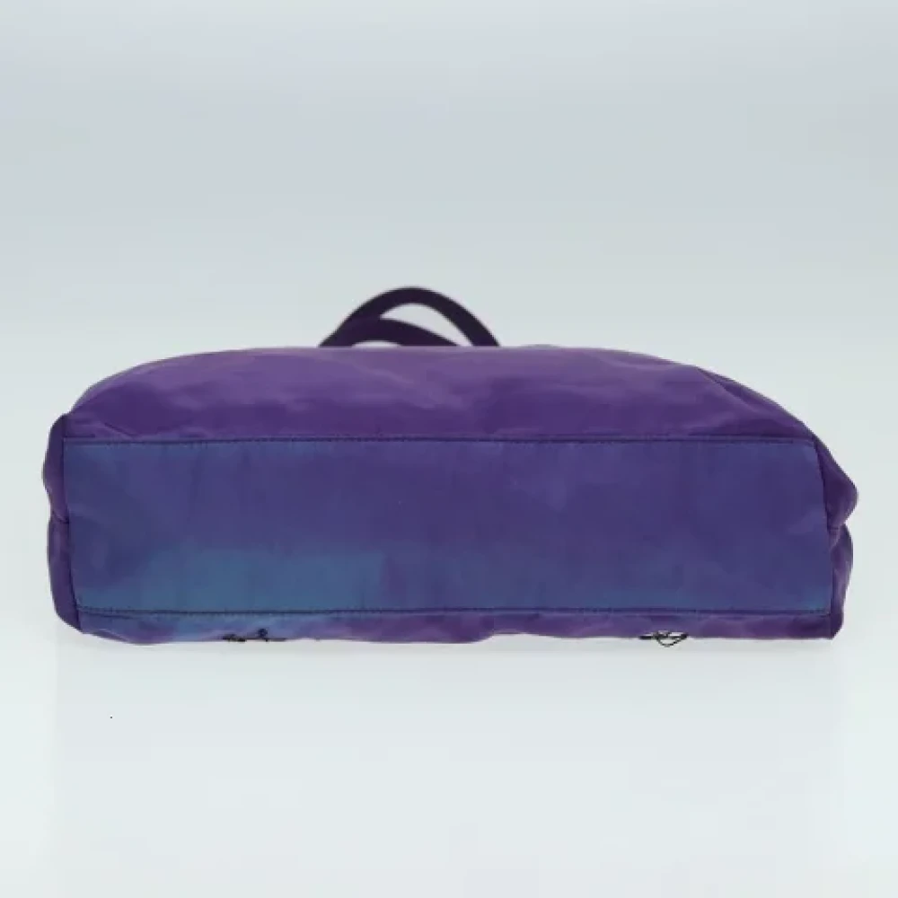 Prada Vintage Pre-owned Nylon totes Purple Dames