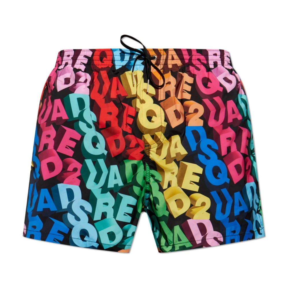 Dsquared2 Zwembroek met logo Multicolor Heren