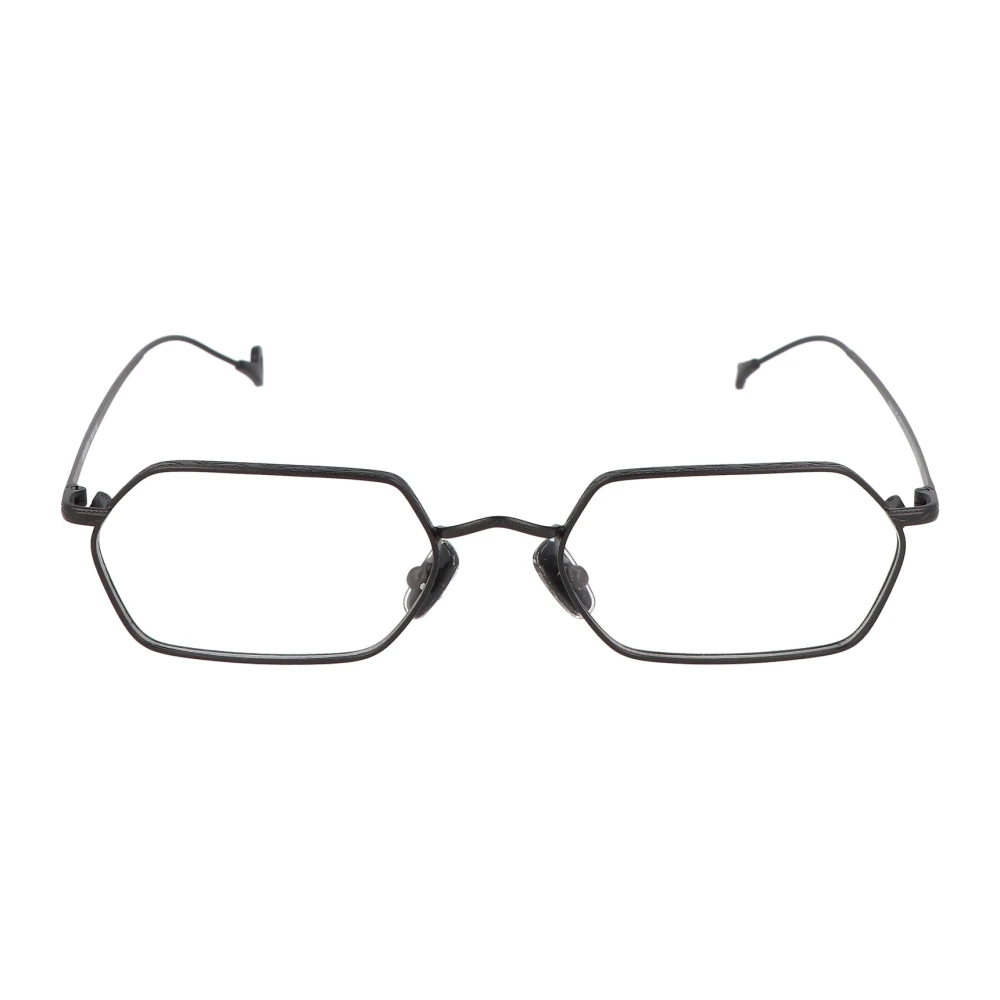 Eyepetizer Stijlvolle Metalen Onregelmatige Bril Black Unisex