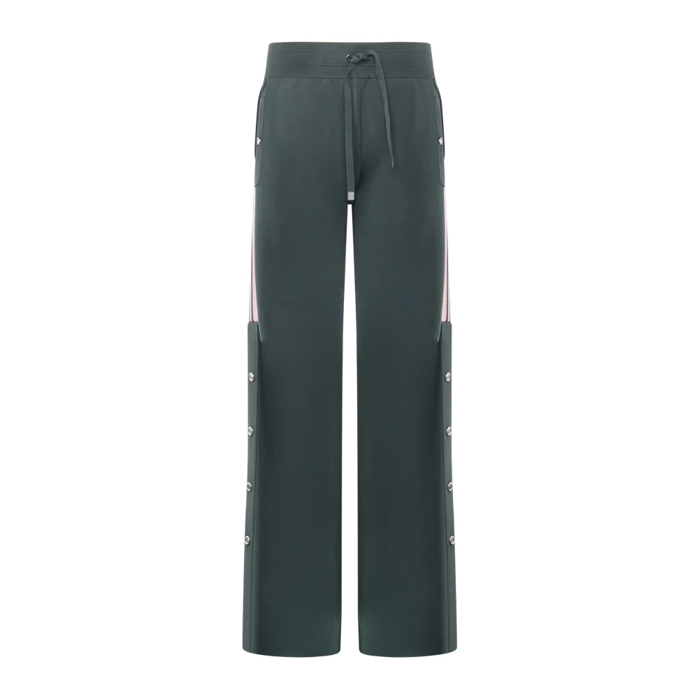 Pinko Women's Green Palmarola Trousers - Straight Trousers - S - Trousers