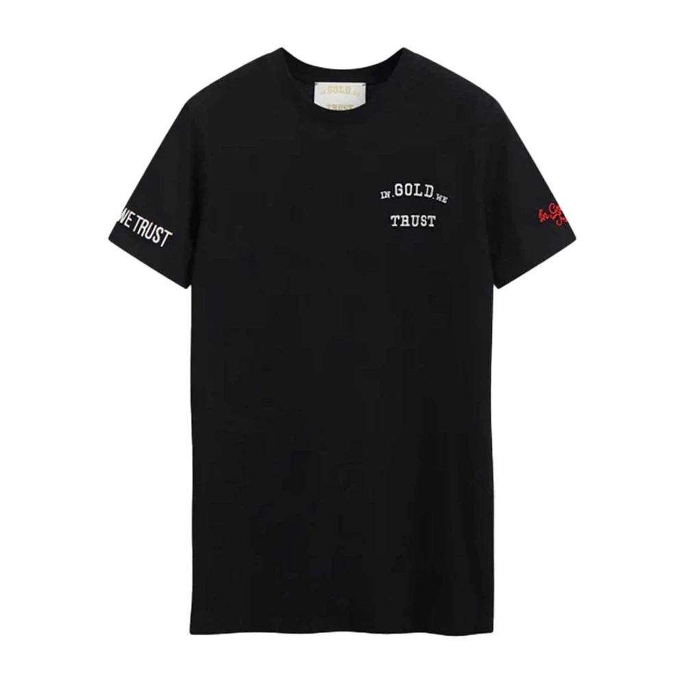 In Gold We Trust Jet Black Pusha T-Shirt Black Heren