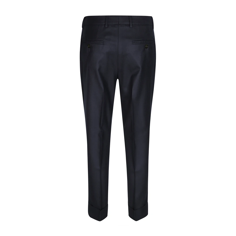 Incotex Flanellen Broek Blue Dames