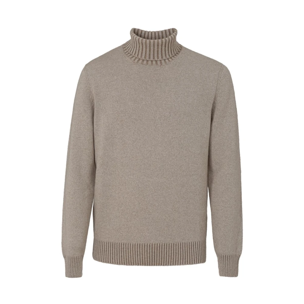 Gran Sasso Beige Cashmere Sweater Beige Heren