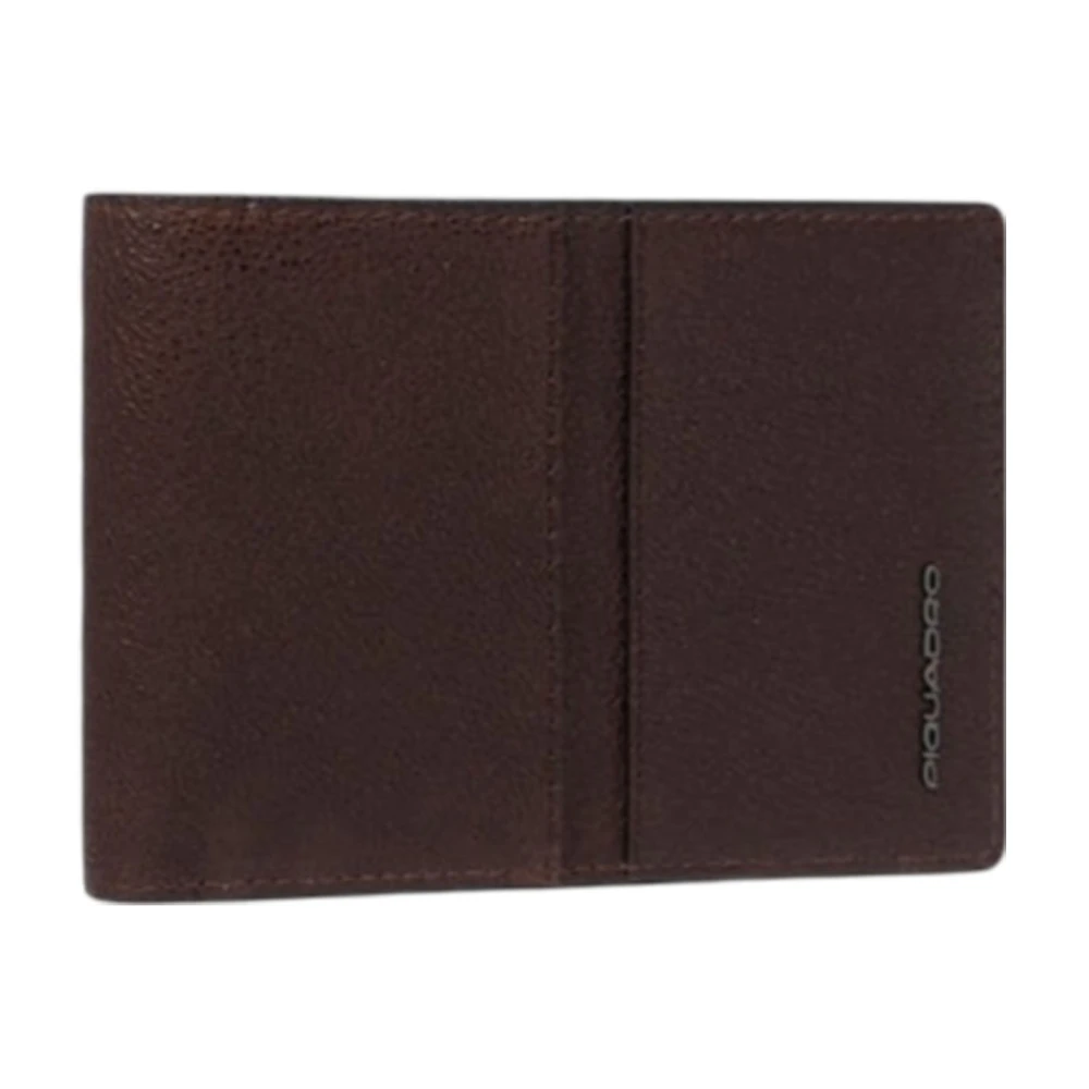 Piquadro Bruin leren portemonnee met RFID-bescherming Brown Heren