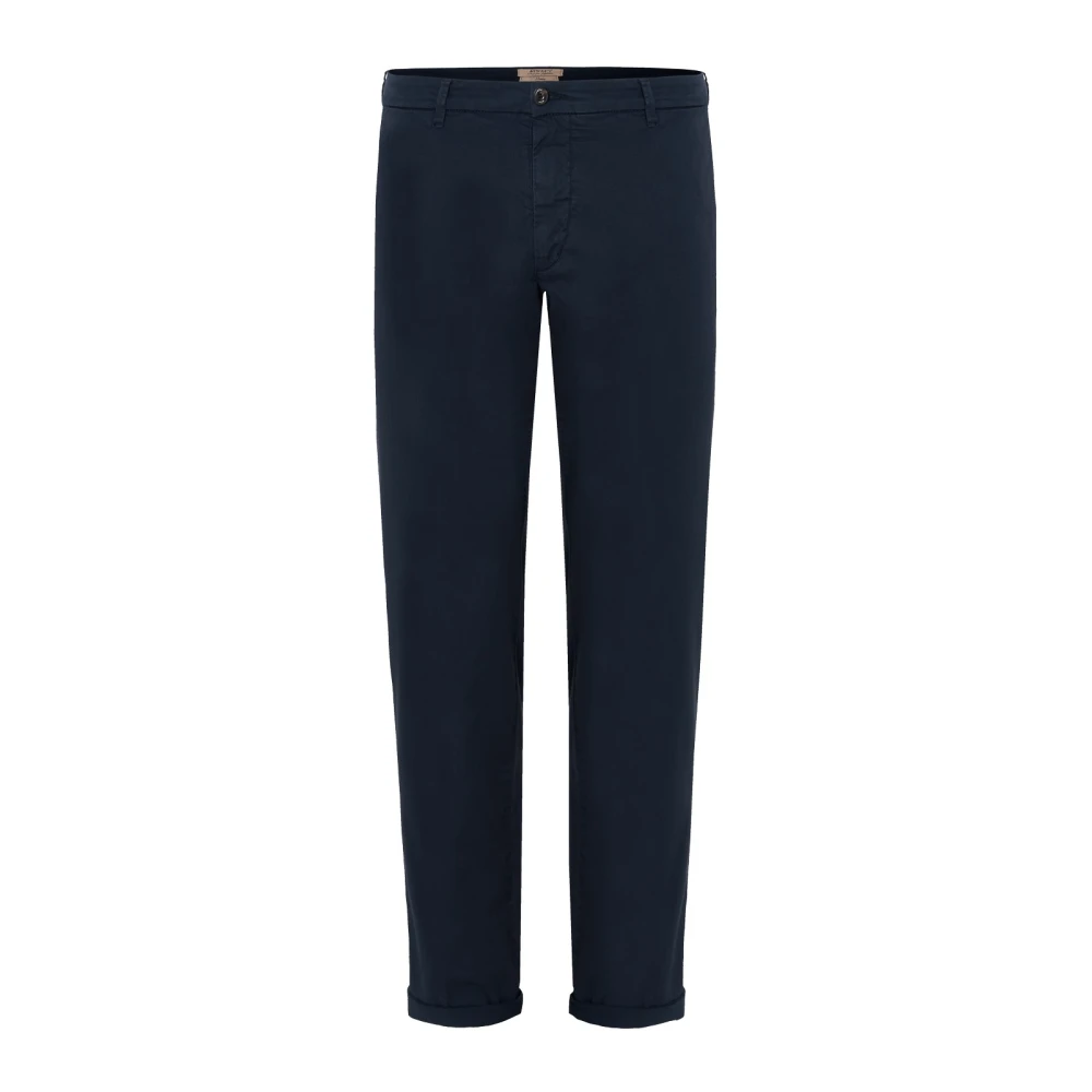 40WEFT Blå Chino Byxor Blue, Herr