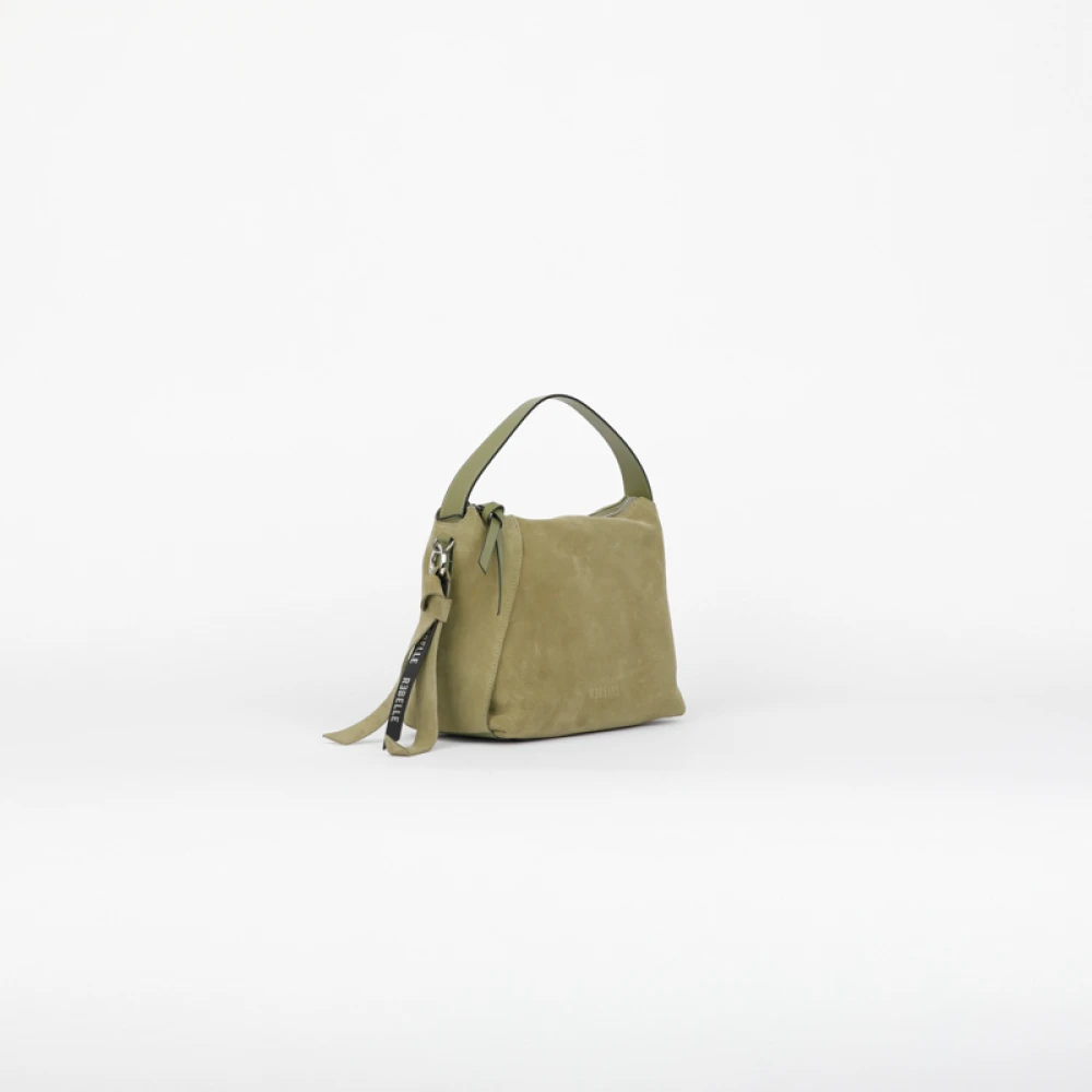 Rebelle Kleine suède tas Green Dames