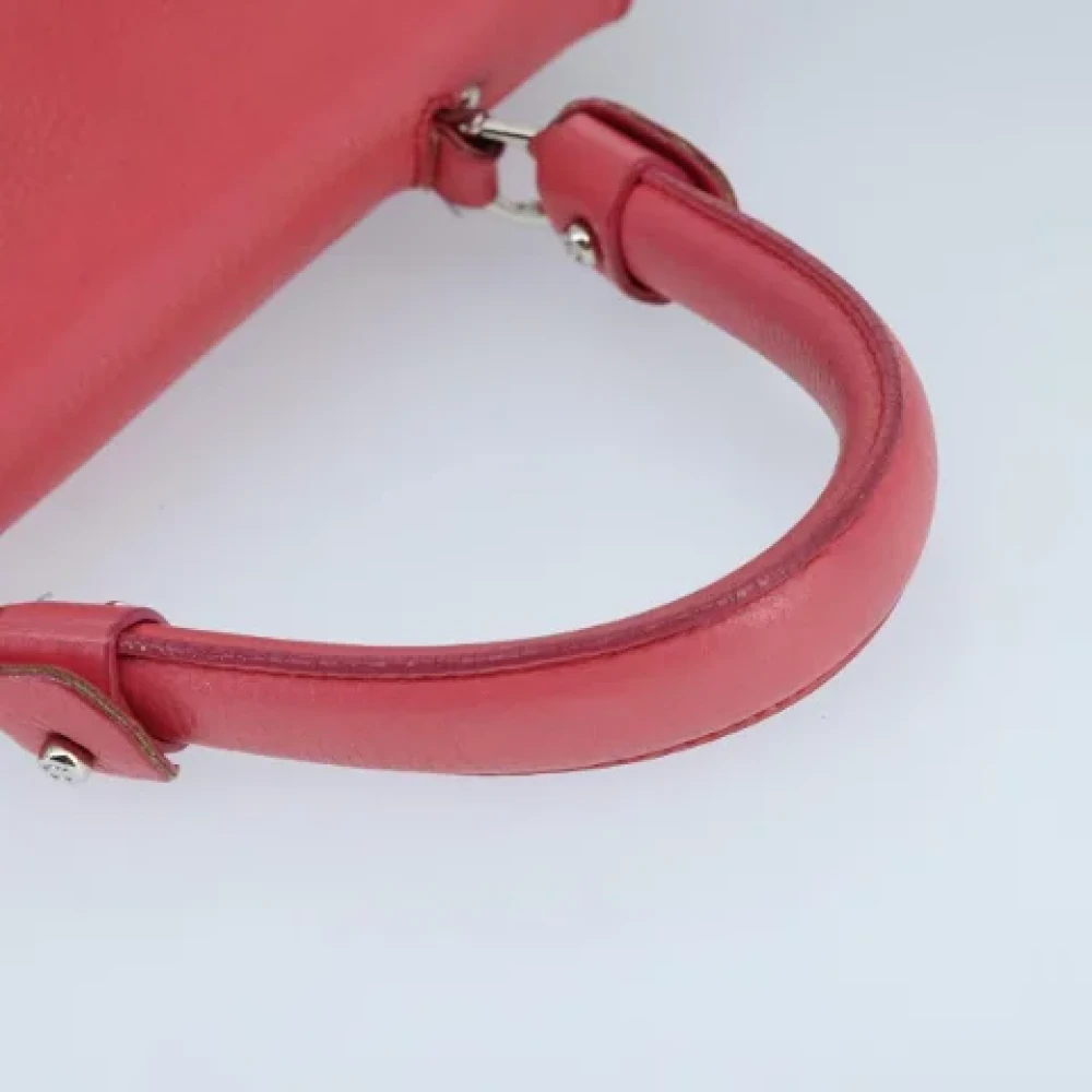 Salvatore Ferragamo Pre-owned Leather handbags Pink Dames