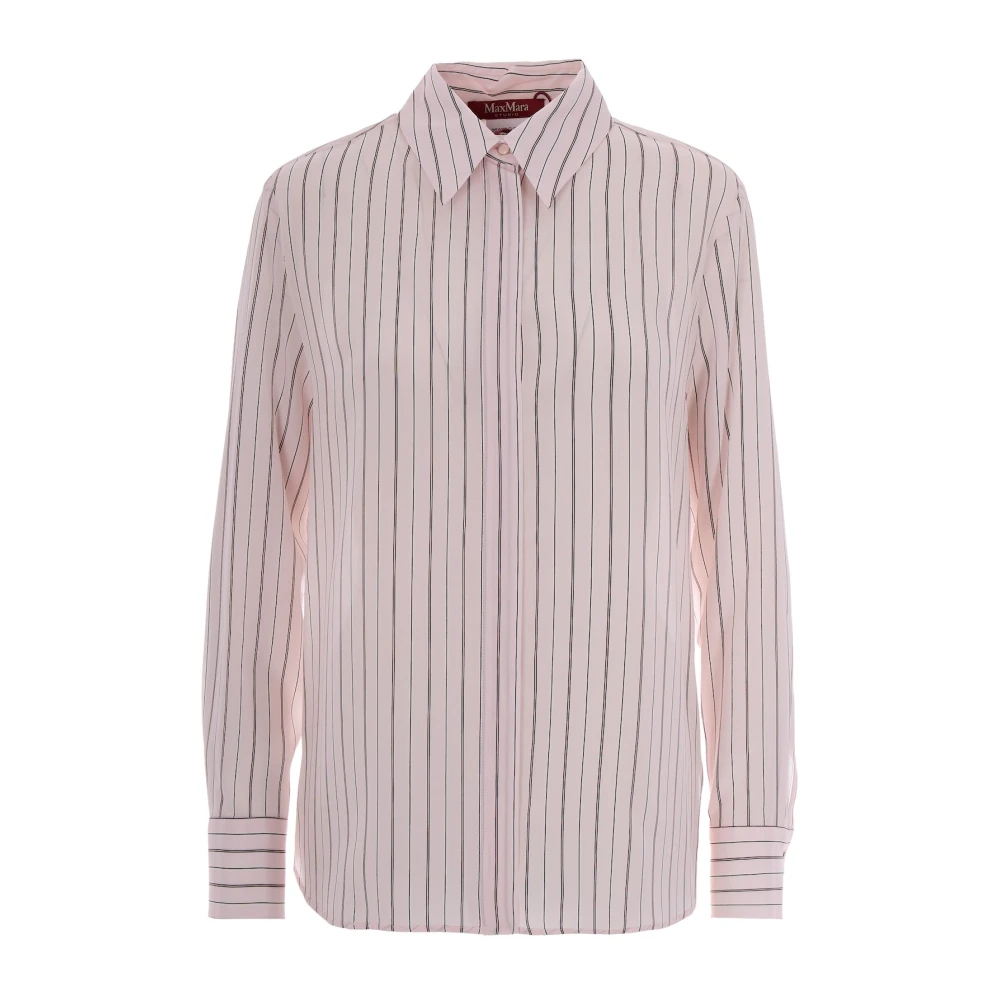 Max Mara Studio Damen Rosa Blusen & Hemden, Xsgröße: