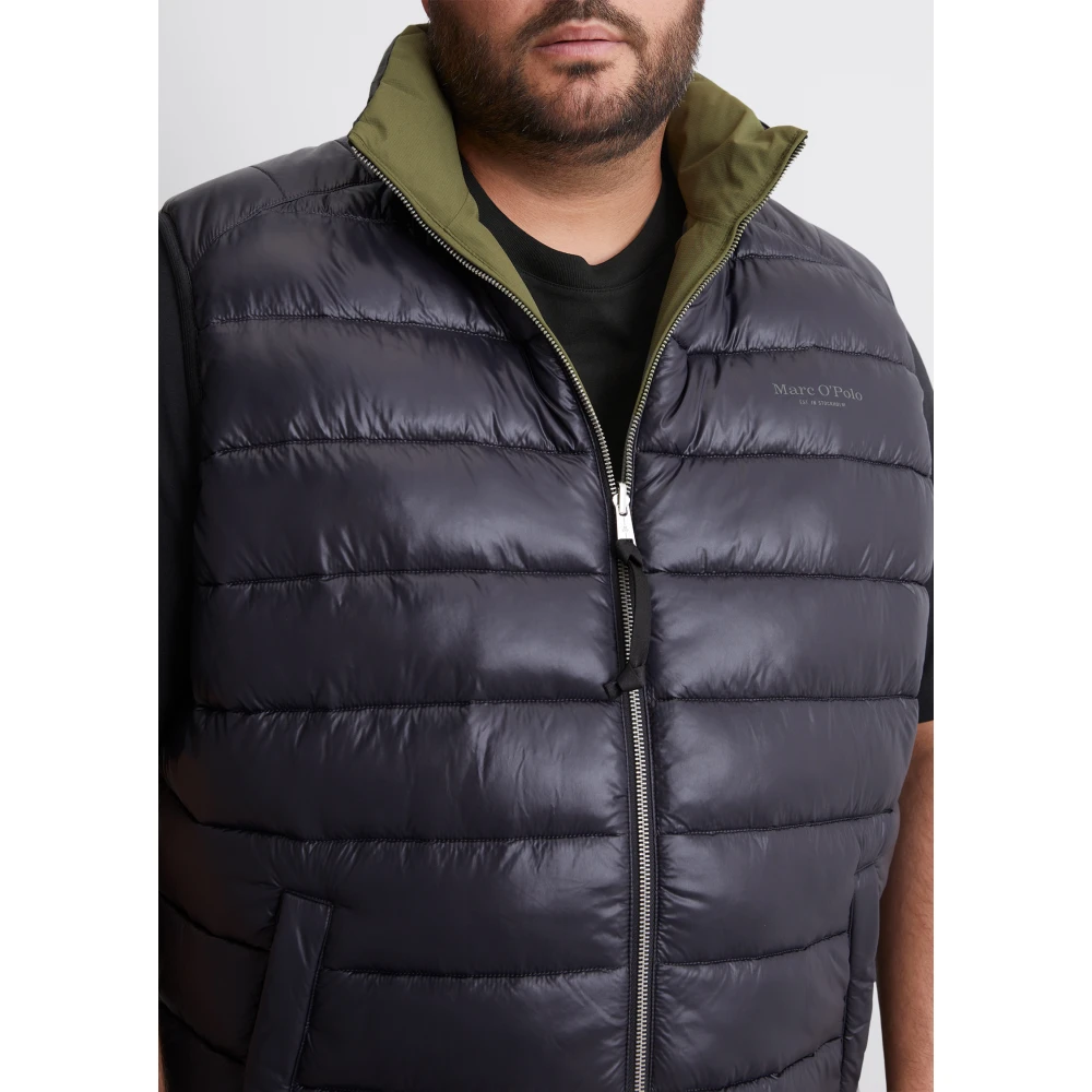 Marc O'Polo Omkeerbaar vest regular Green Heren