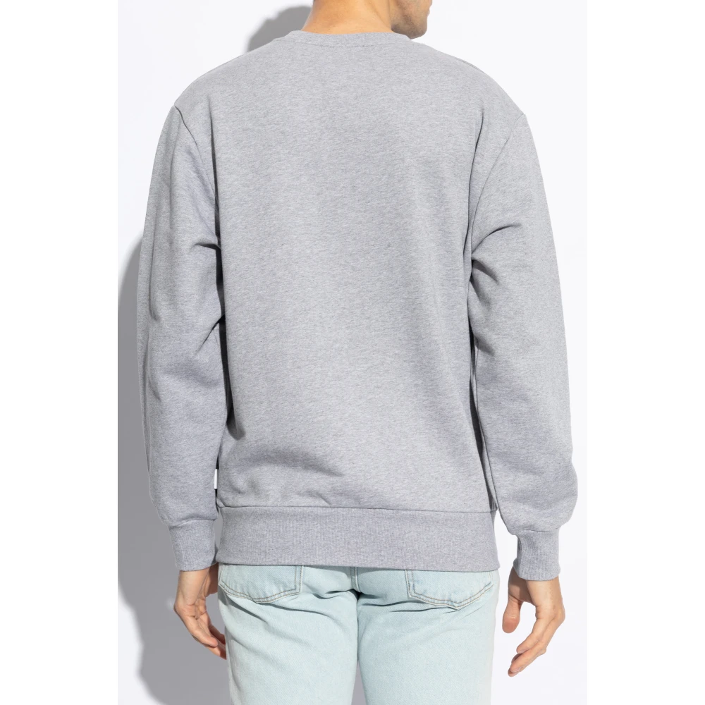 A.p.c. Sweatshirt `Tab` Gray Heren