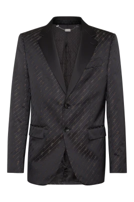 Jacquard Silk Blazer
