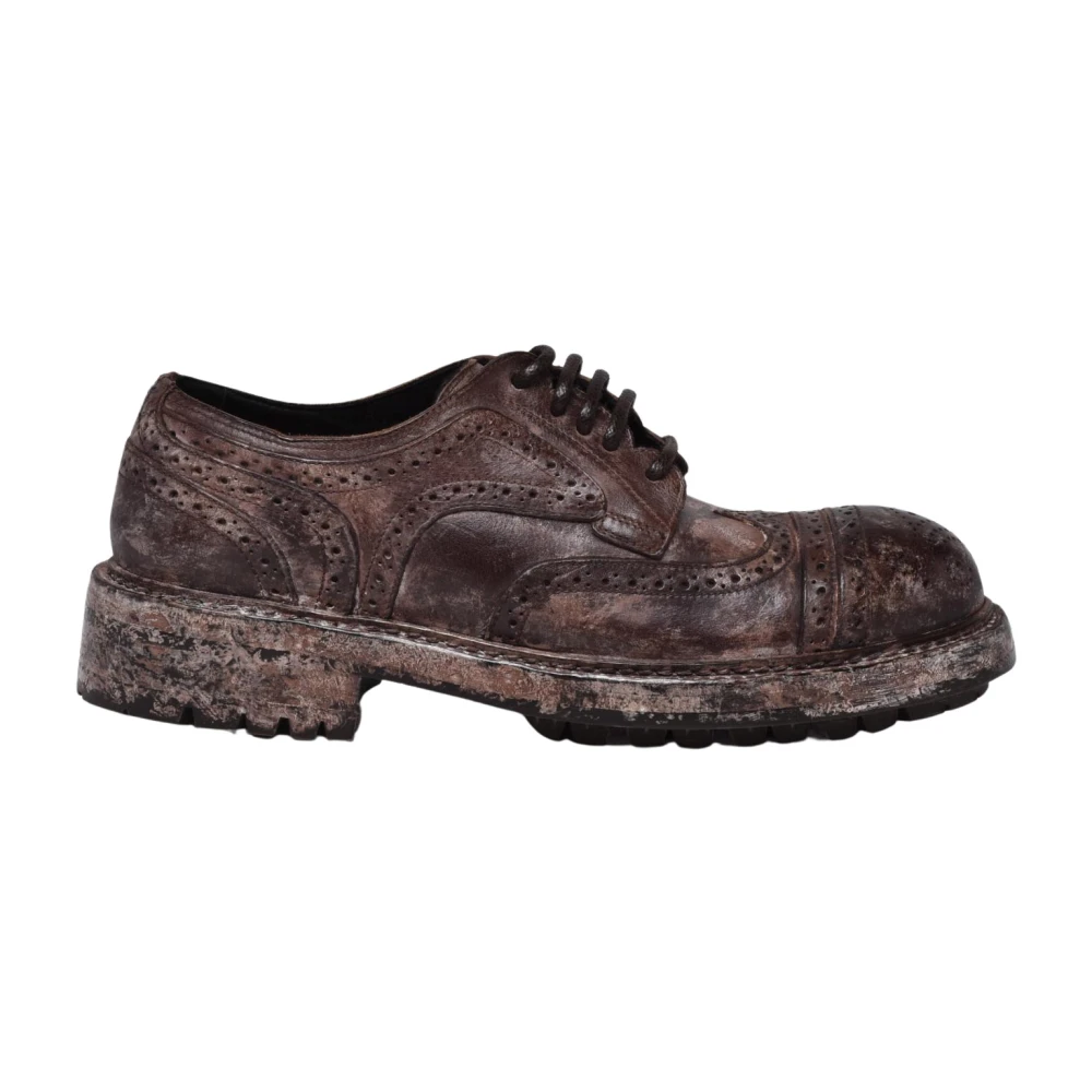 Dolce & Gabbana Uomo Marrone Scarpe, 42 Eu, New,
