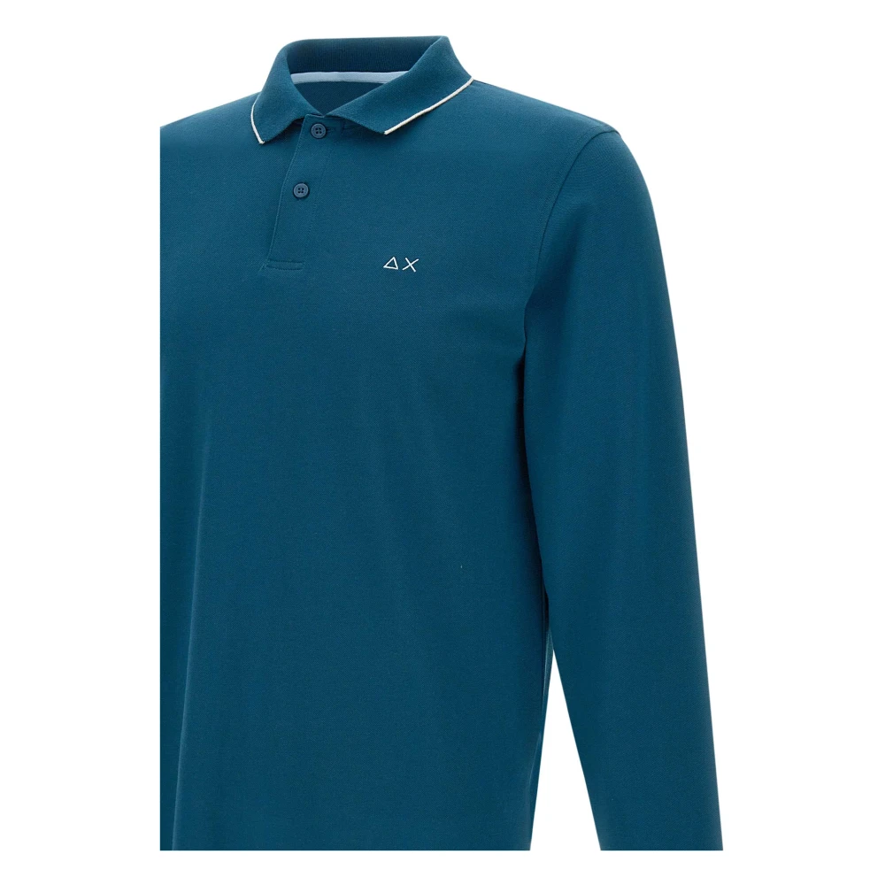 Sun68 Heren T-shirts en Polos Collectie Blue Heren