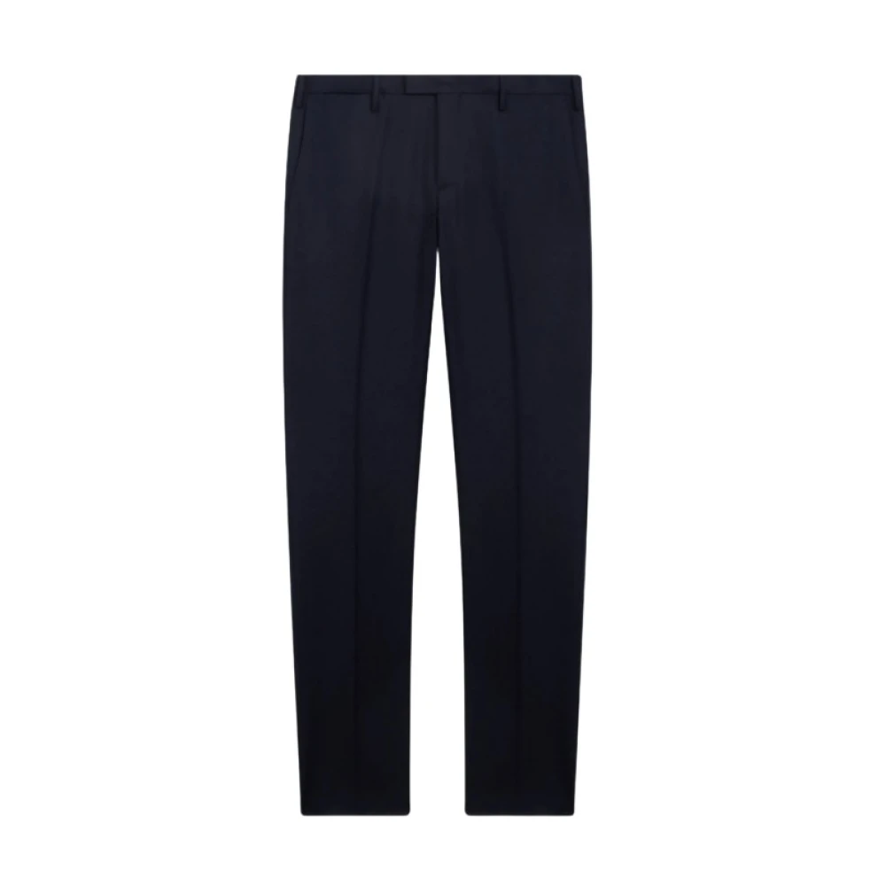 Pt Torino Men's Blue Suit Trousers, S, Skinny Flannel Trousers