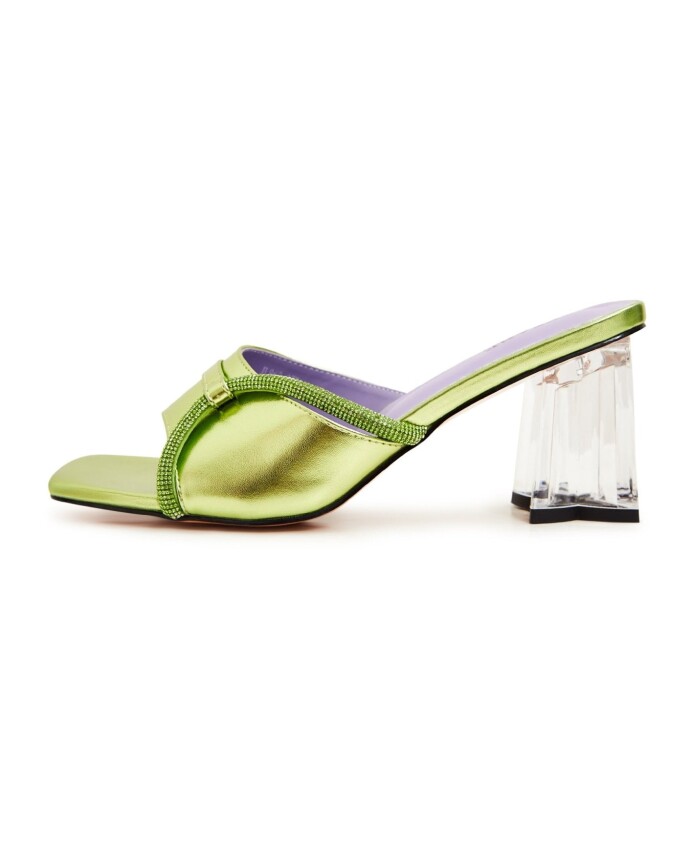 mules-a-talon-avec-talon-en-forme-detoile-vert