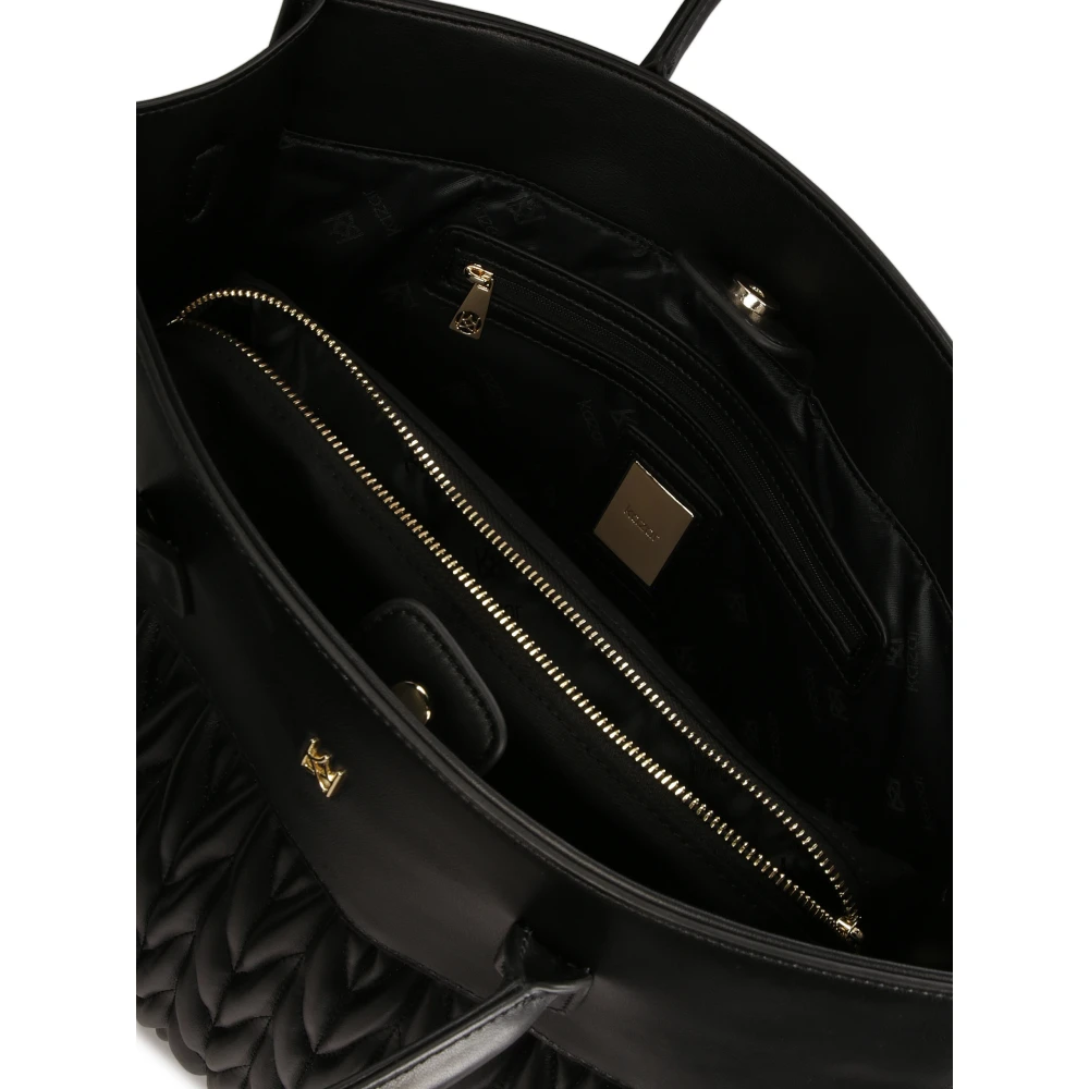 Kazar Elegante zakelijke handtas met opvallend quilten Black Dames