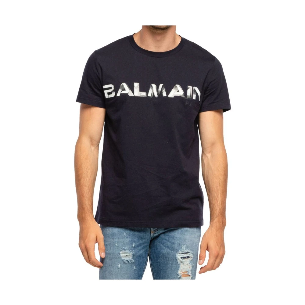 Balmain - Tops > T-Shirts - Black - Balmain - Modalova