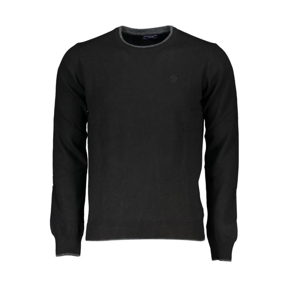 North Sails Crew Neck Jumper - Male - Round-Neck Knitwear - Black - Xl - Knitwear
