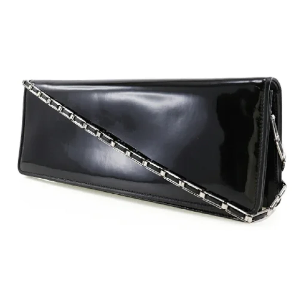 Salvatore Ferragamo Pre-owned Fabric shoulder-bags Black Dames