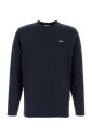 t-shirt-en-coton-bleu-fonce