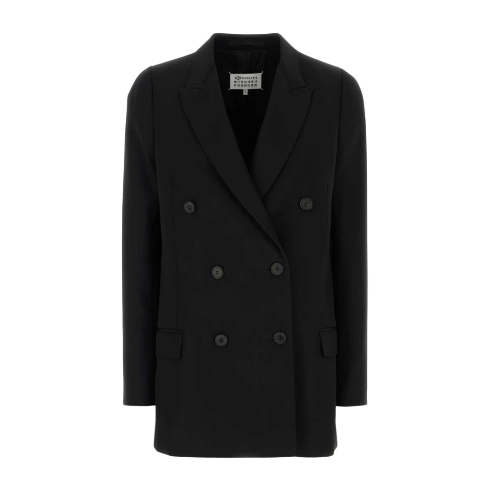 Maison Margiela Wool Blazer - Female - Blazers - Black - Xs - Jackets