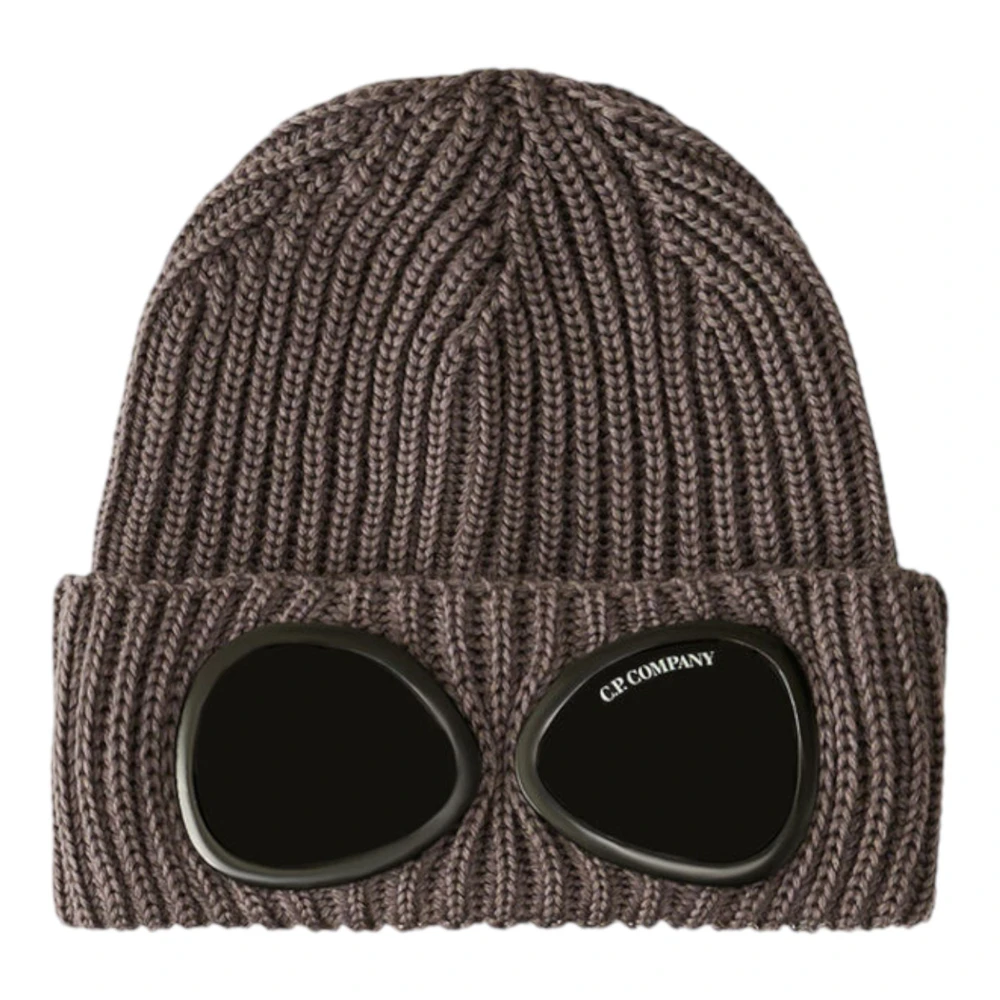 C.p. Company Ull Goggle Beanie Gray, Herr