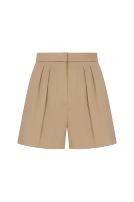 Tabacco High-waist Shorts