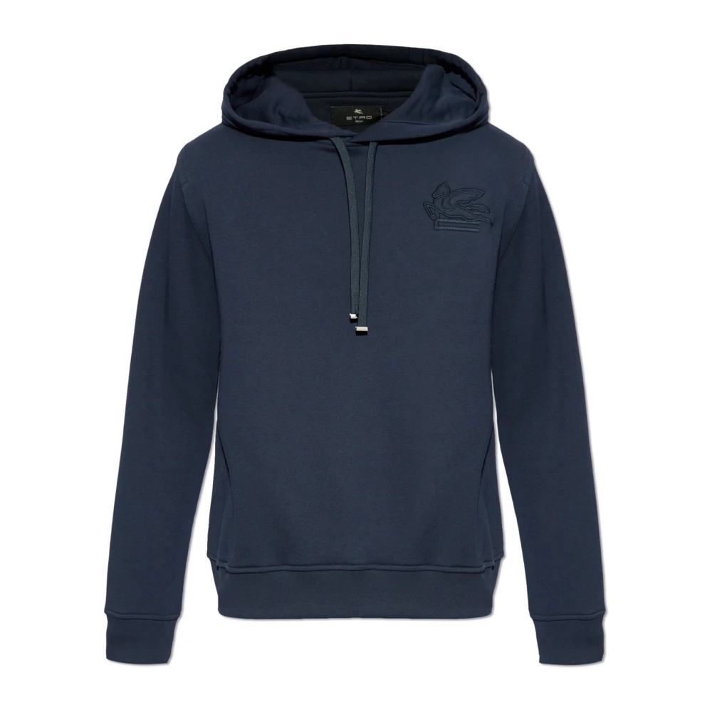 ETRO Hoodie Blue Heren