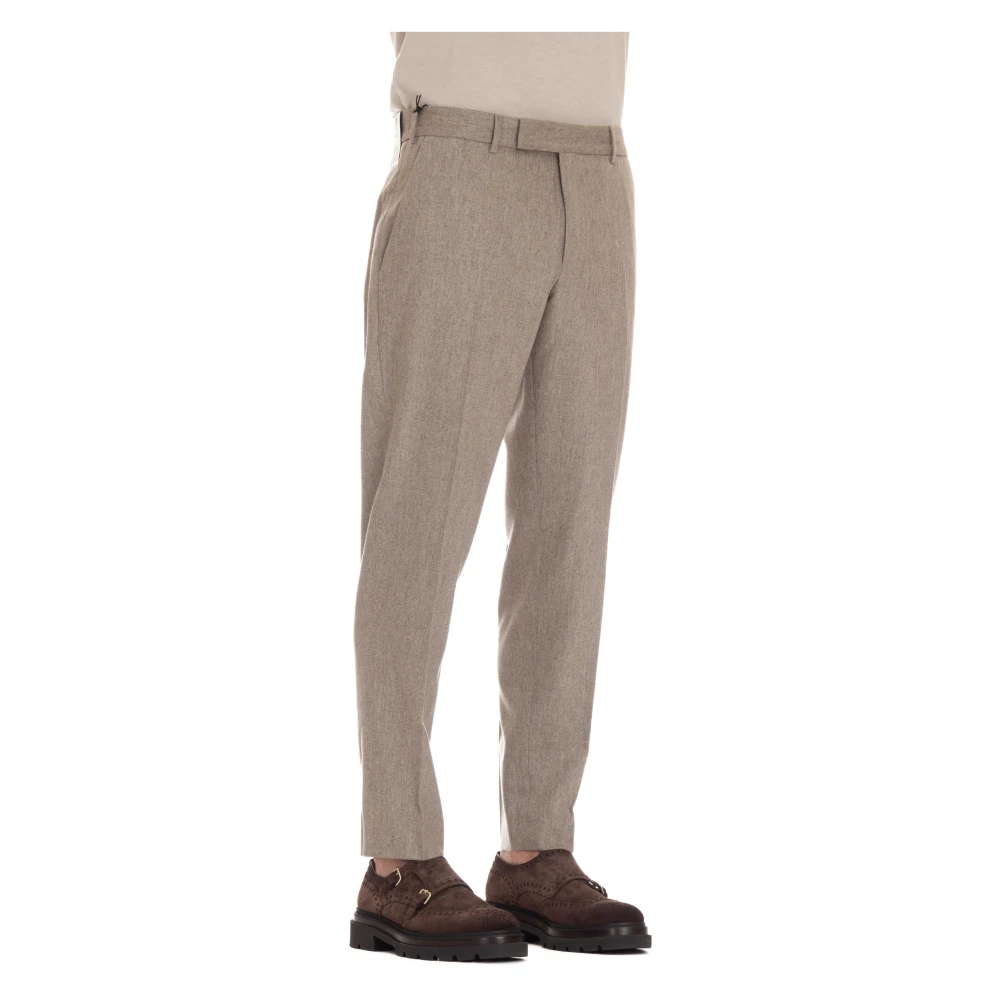 PT Torino Dove Grey Maatwerk Broek Beige Heren