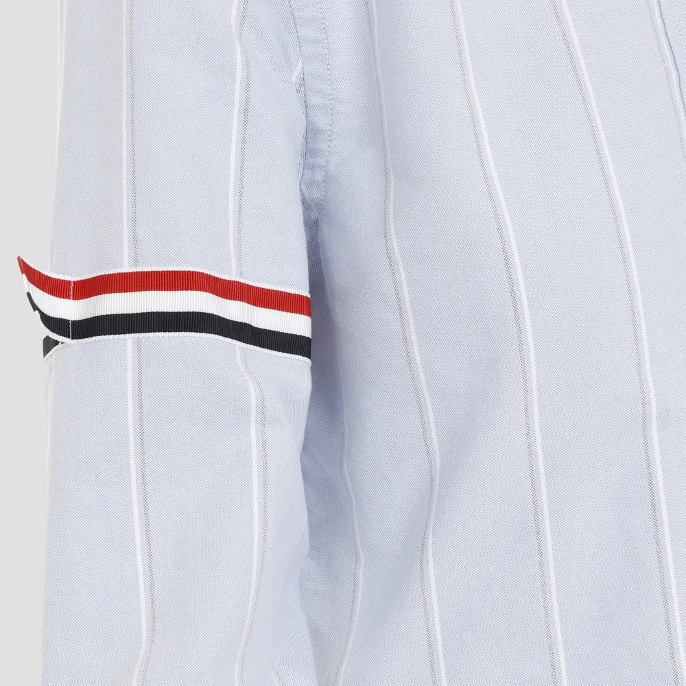 Thom Browne Navy Cropped Shirt Blue Dames