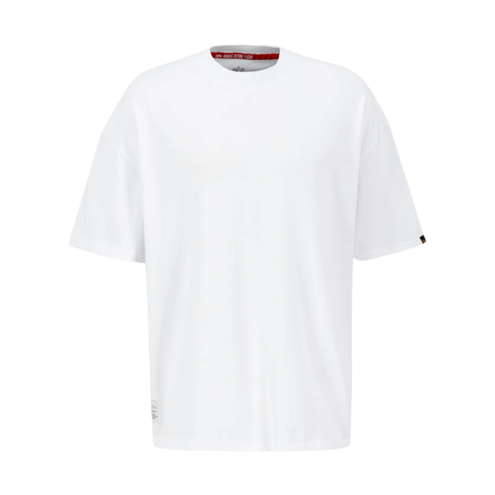 Alpha industries Gedrukt Oversized T-shirt White Heren