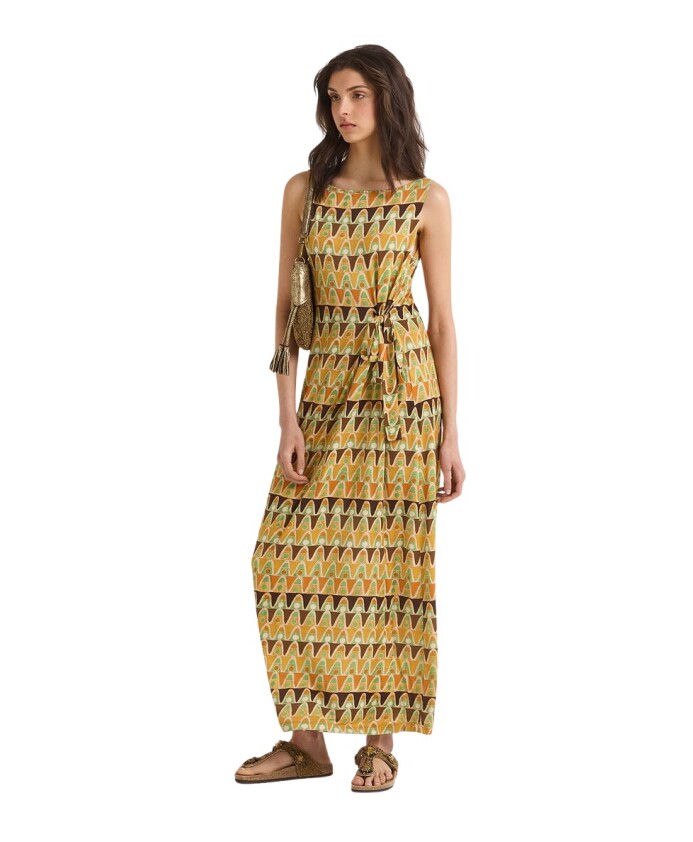 robe-mimosa-geometrique-en-jaune-vert-marron