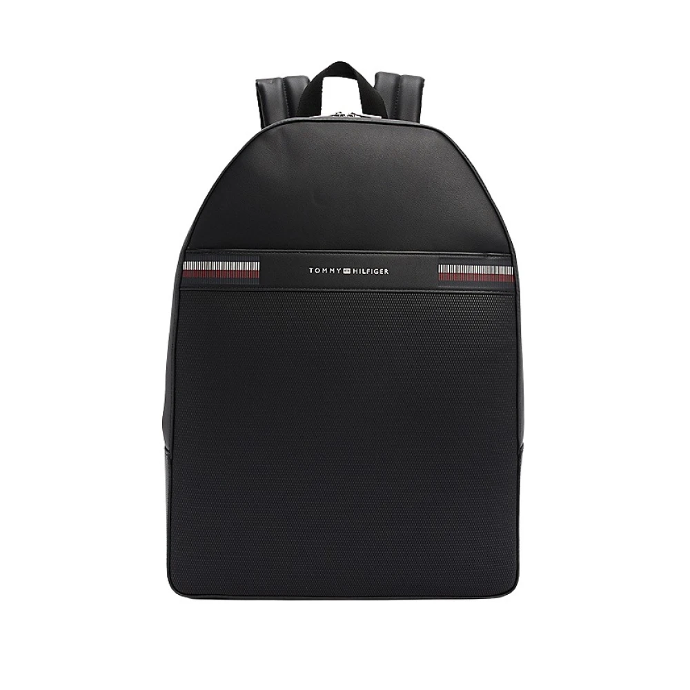 Tommy Hilfiger Gestructureerde Dome Rugzak Black Unisex