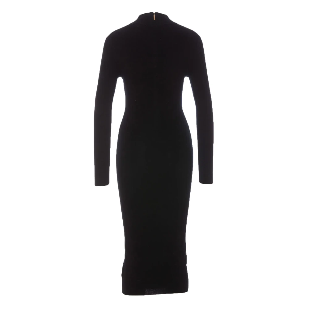 Michael Kors Mock Neck Jurk Black Dames
