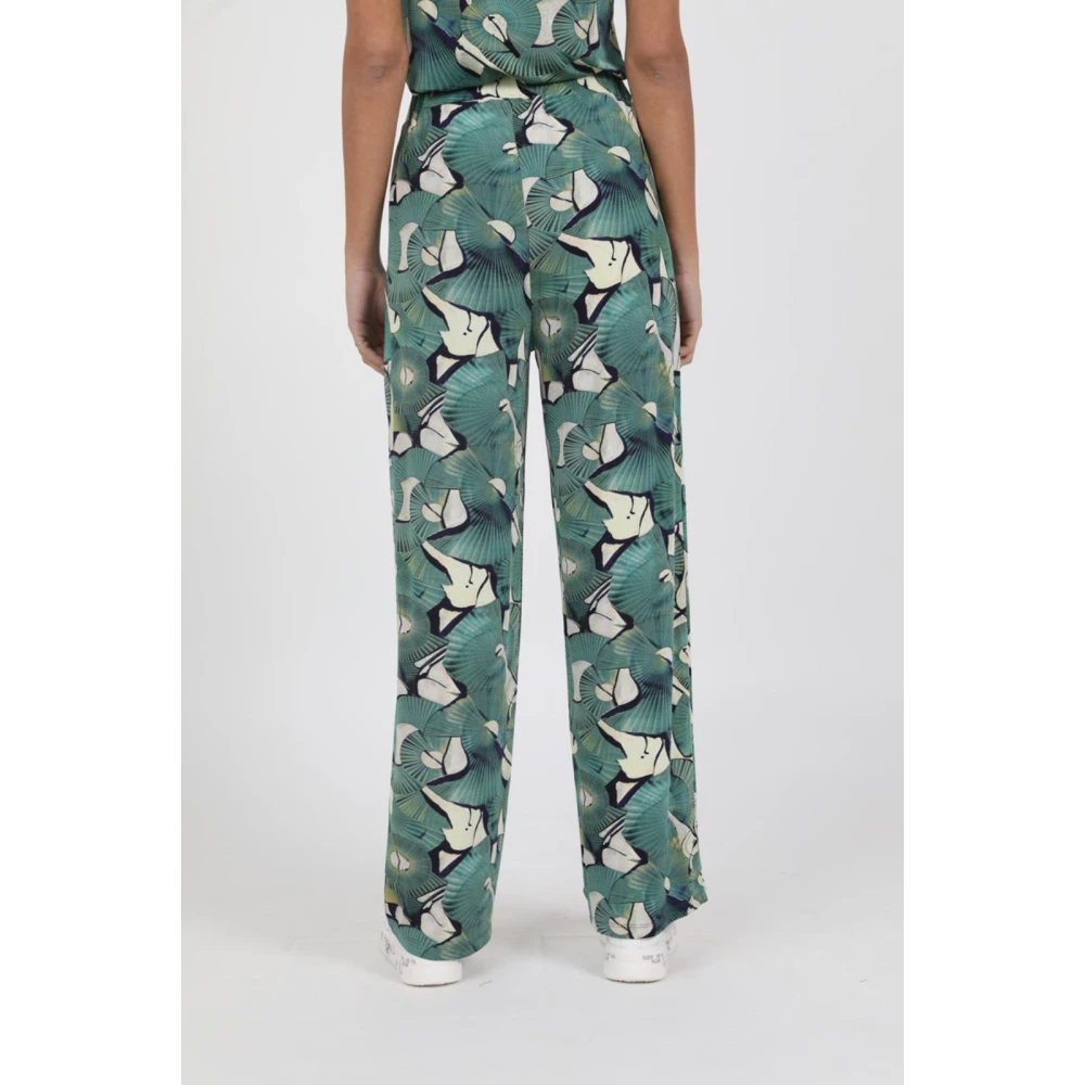 Alpha Studio Stijlvolle Broek Green Dames
