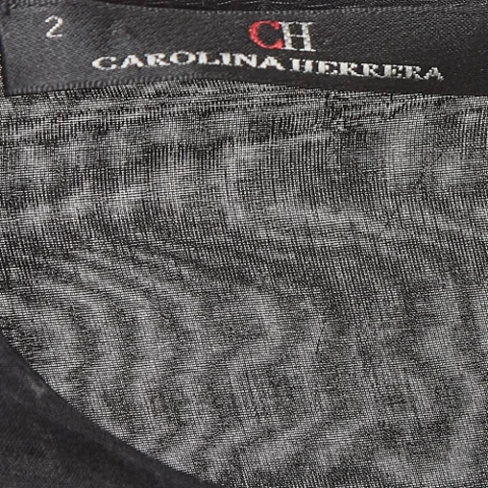 Carolina Herrera Pre-owned Fabric dresses Black Dames