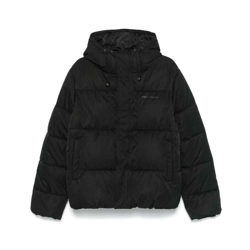 Daily Paper Monogram Gewatteerd Jack met Capuchon Black Heren