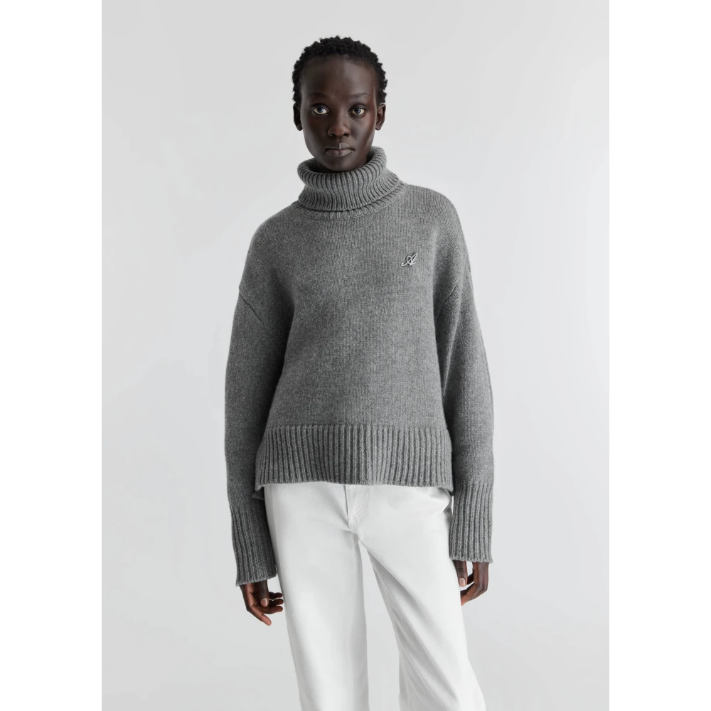 Axel Arigato Remain Cropped Trui Gray Dames