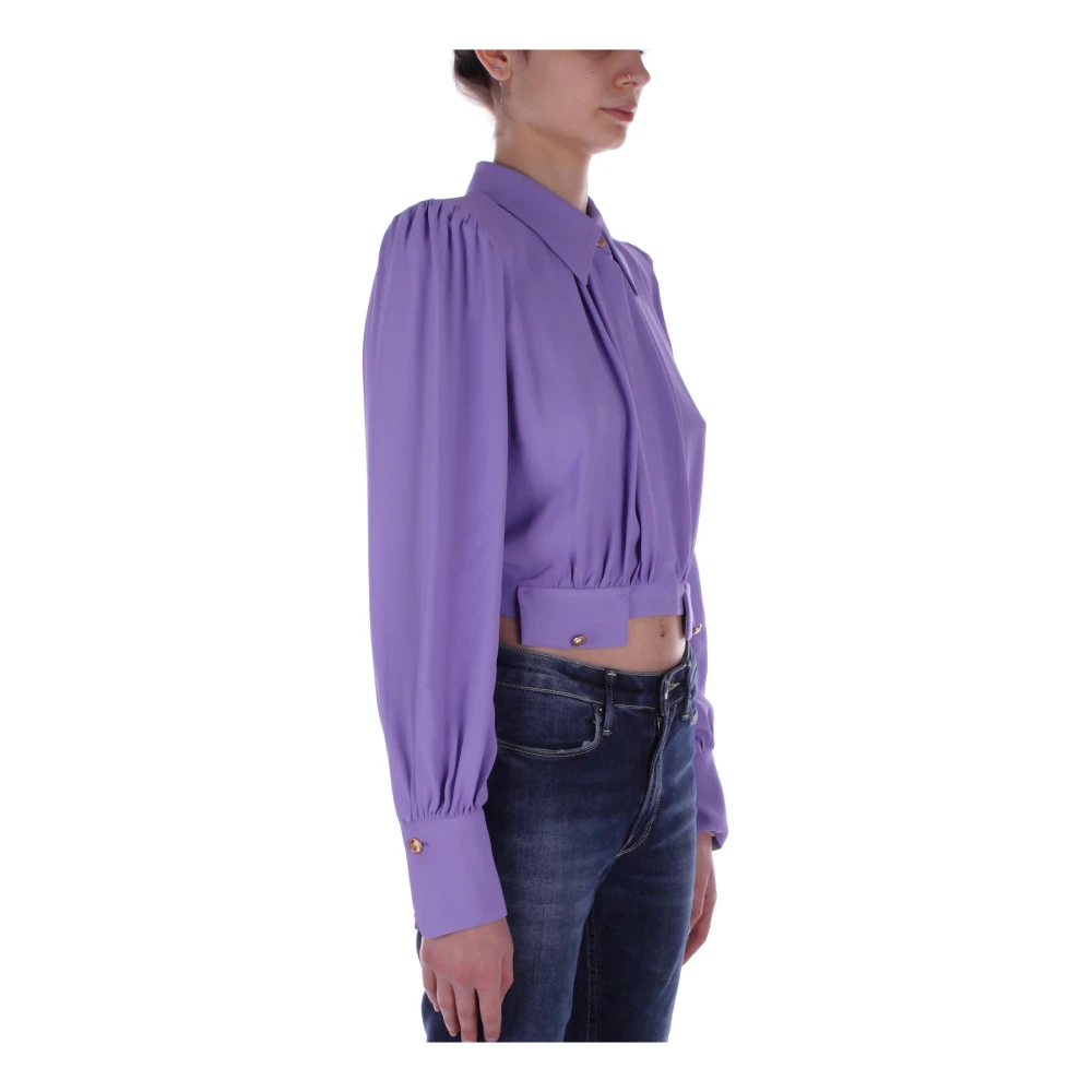 Elisabetta Franchi Shirts Purple Dames