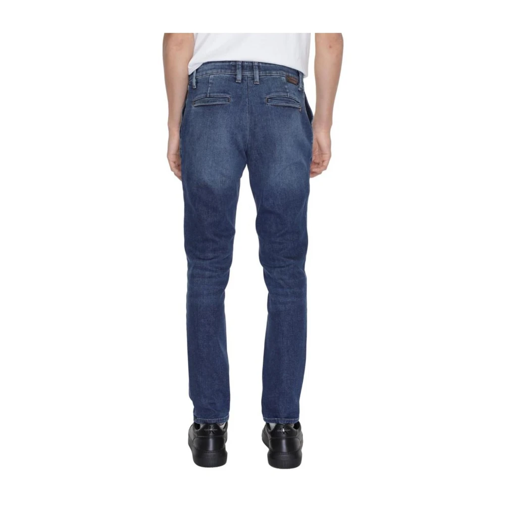 Jeckerson Slim Fit Katoenen Jeans Lente Zomer Collectie Blue Heren