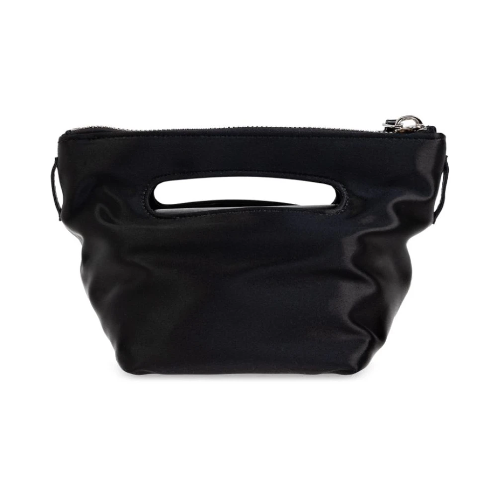 The Attico Zwarte Top Hand Schoudertas Black Dames