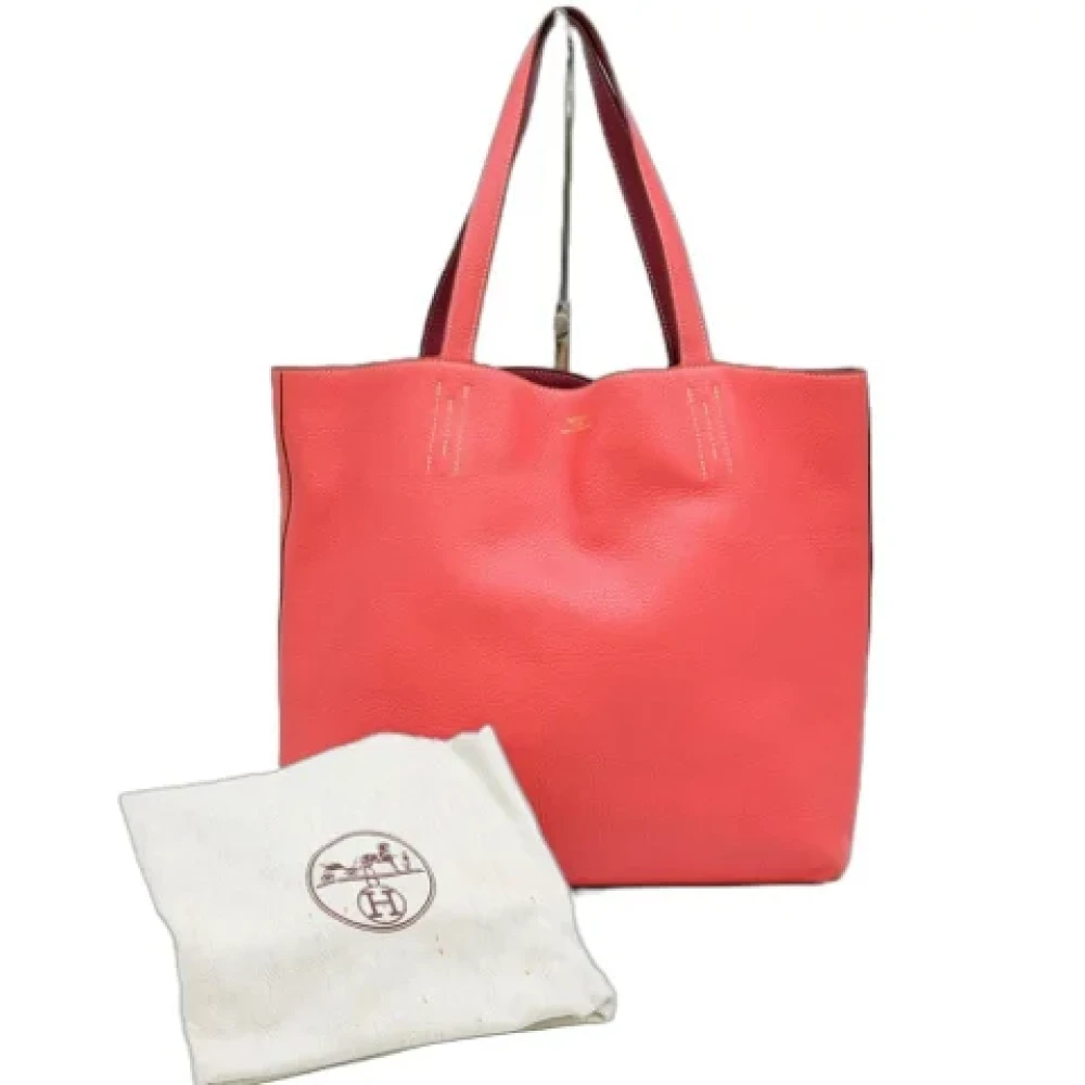 Hermès Vintage Pre-owned Leather totes Purple Dames