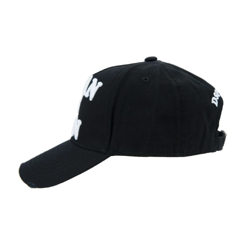 Dsquared2 Contrast Logo Baseballpet Black Unisex