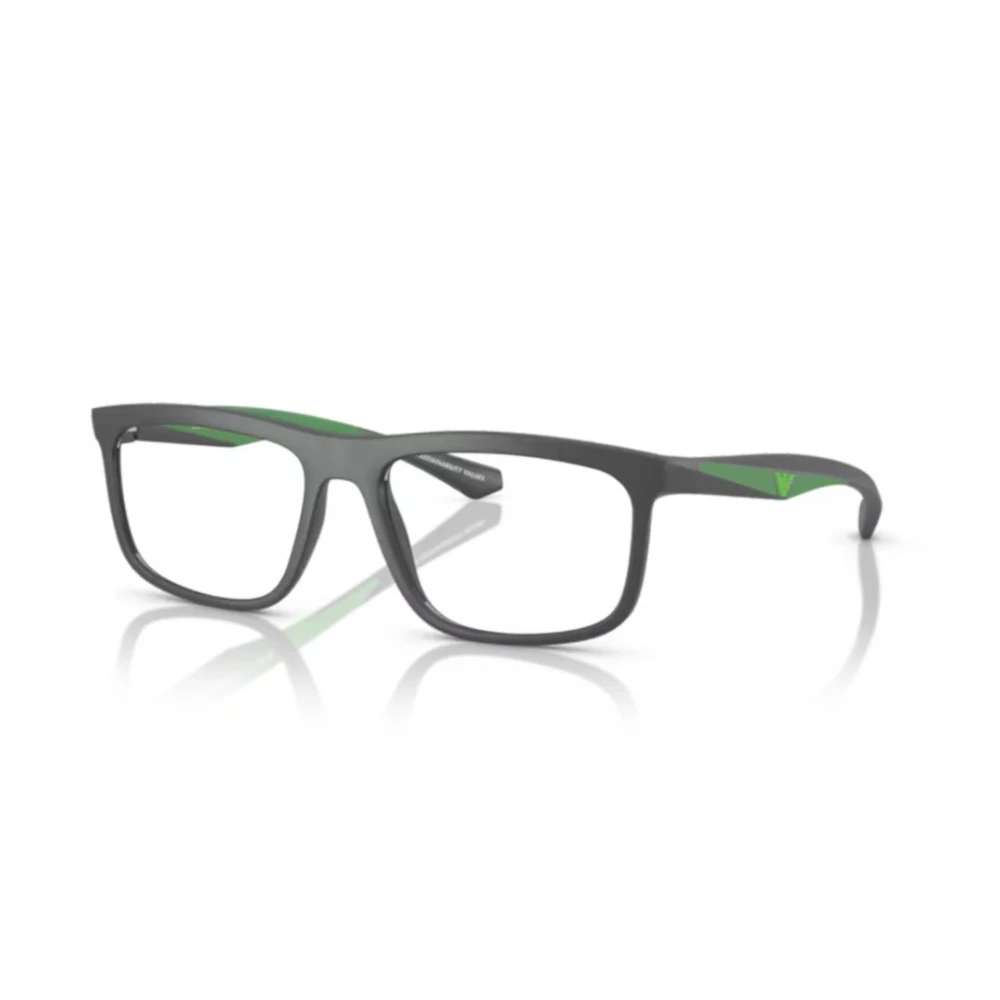 Emporio Armani Unisex Gray Glasses, 53 Mm, Optical Frame