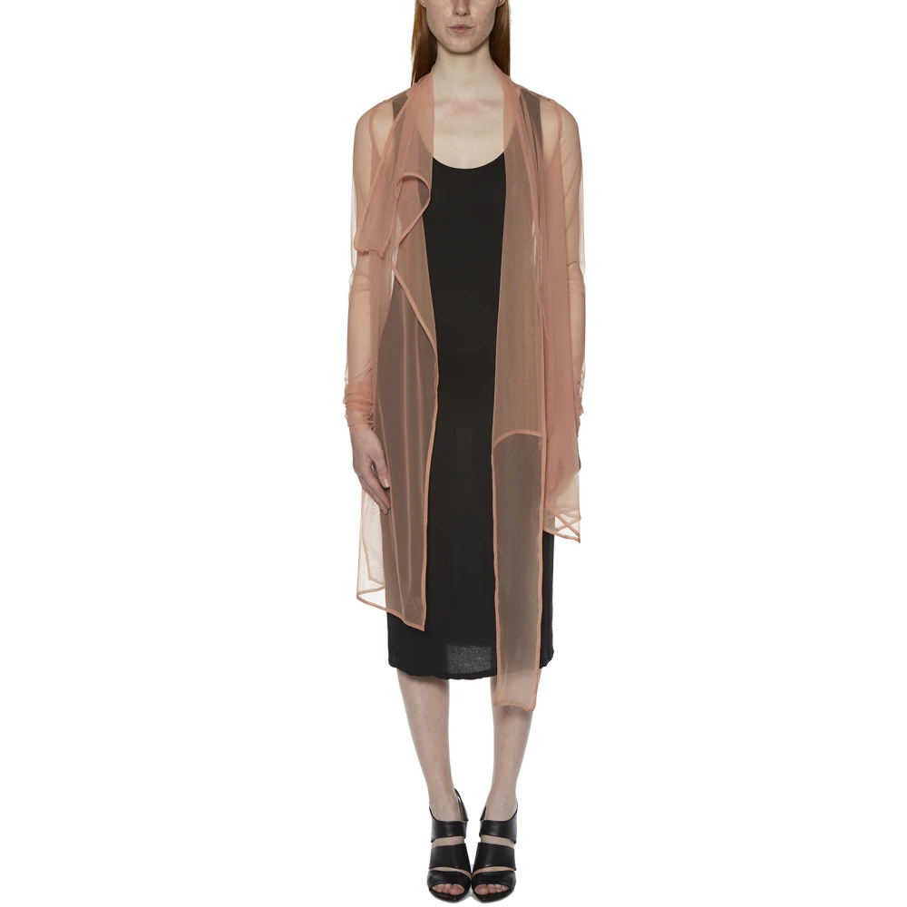 Rick Owens Stretch Jasje van Tule Pink Dames