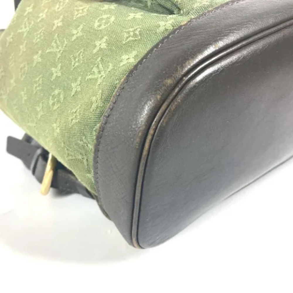Louis Vuitton Vintage Pre-owned Canvas backpacks Green Dames