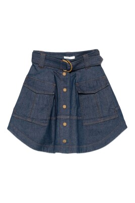 cargo-buttoned-flare-skirt