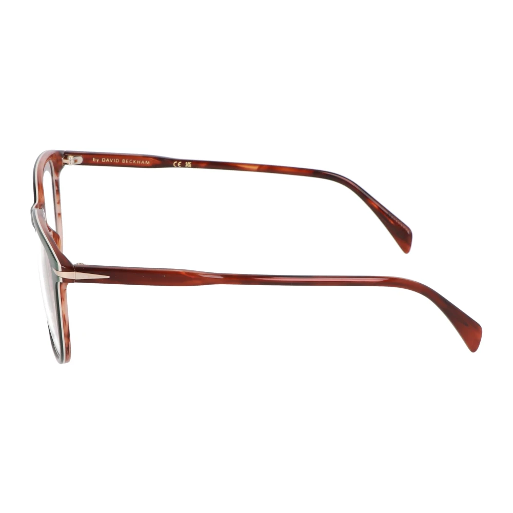 Eyewear by David Beckham Retro Vierkante Brillencollectie Green Unisex
