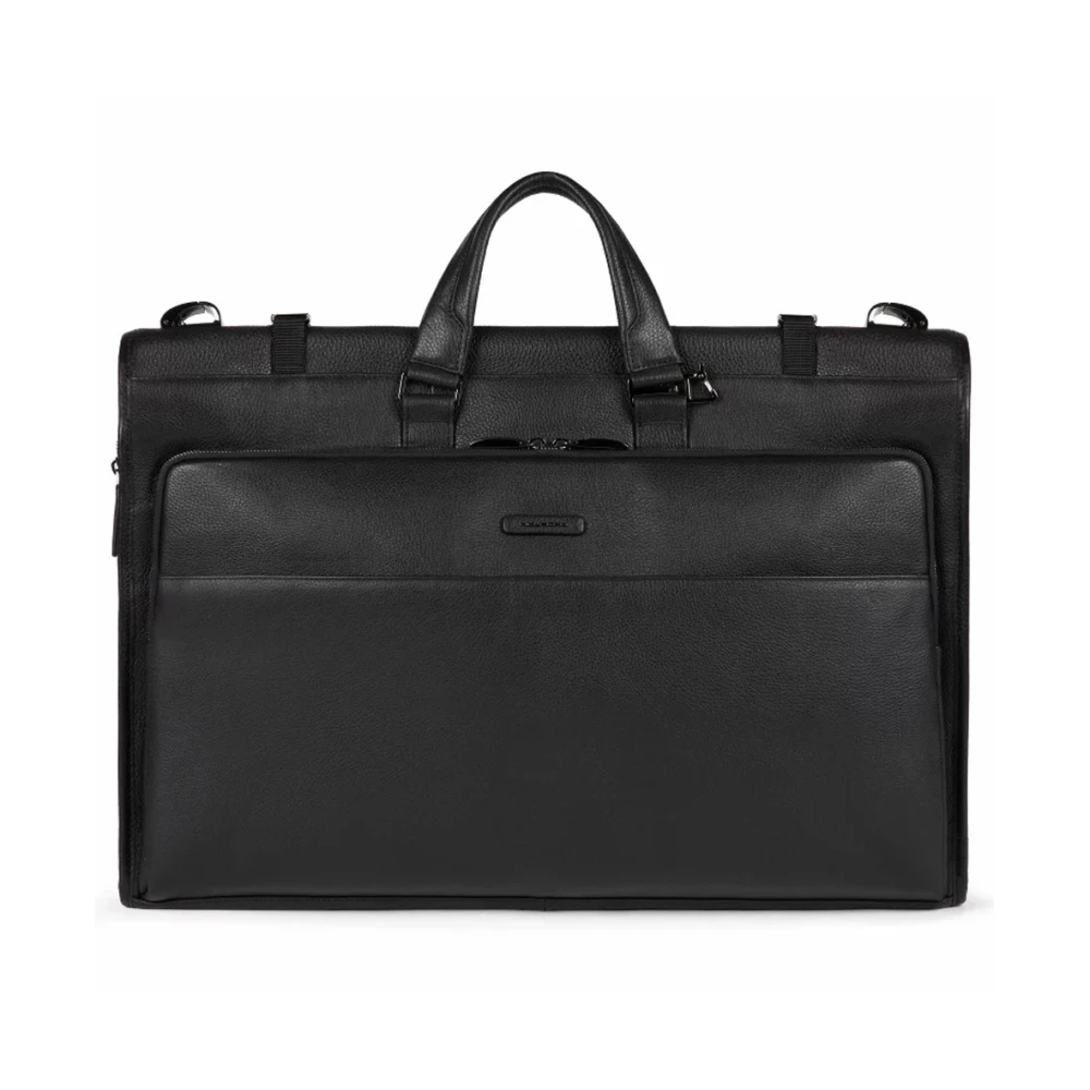 Piquadro Opvouwbare kledingtas met overhemdvak Black Unisex